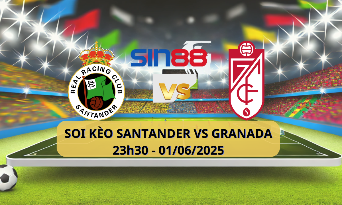 Biểu ngữ trận đấu Esport Racing Santander vs Granada